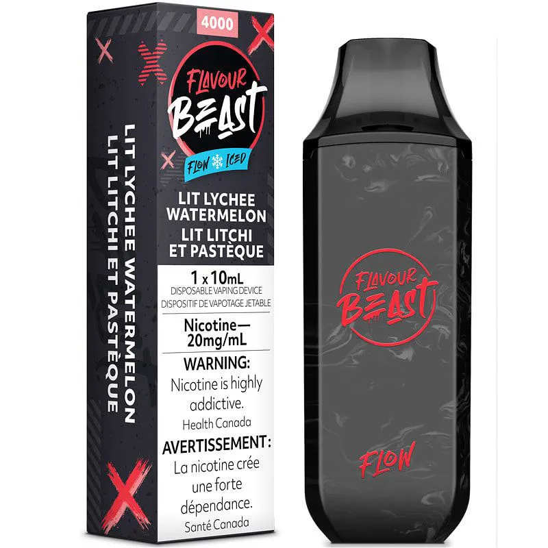 FLAVOUR BEAST 4000 LIT LYCHEE WATERMELON