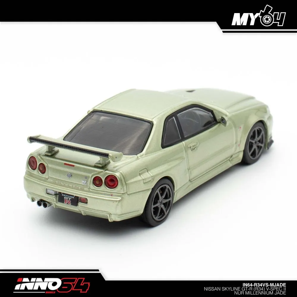 INNO64 | NISSAN SKYLINE GT-R R34 SPEC NUR II | MILLENIUM JADE