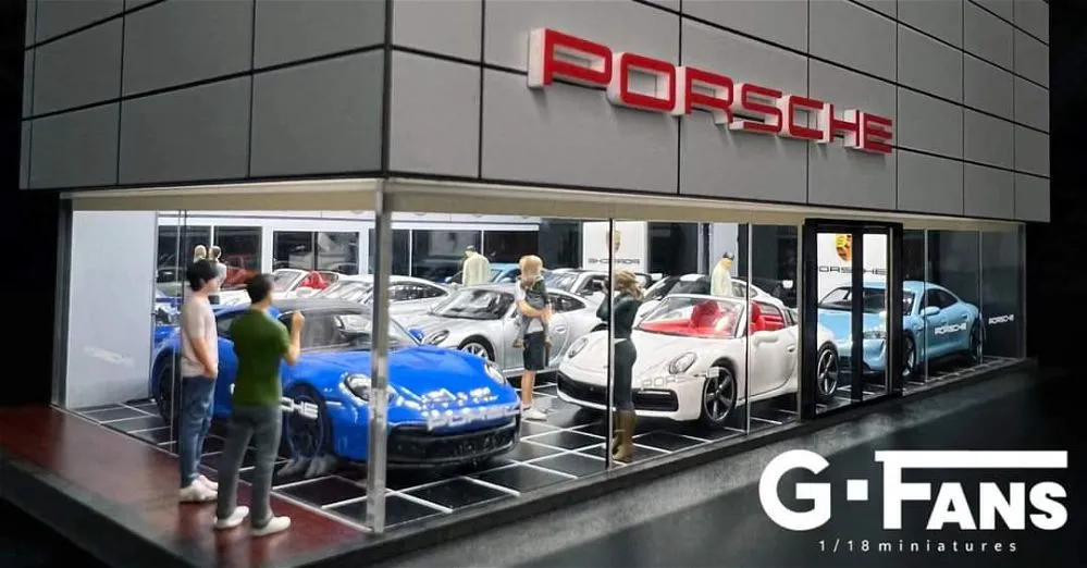 G-FANS | PORSCHE SHOWROOM DIORAMA