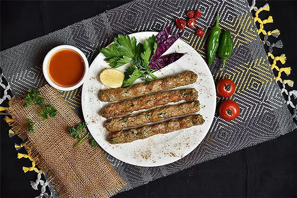 Chicken Green Kabab (4 Pcs)