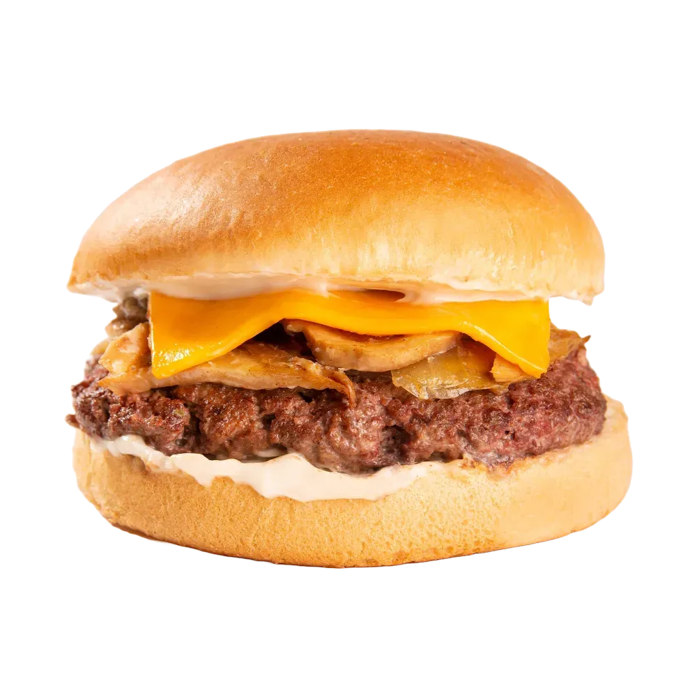 Cheesy Mushroom. - Original Burgers