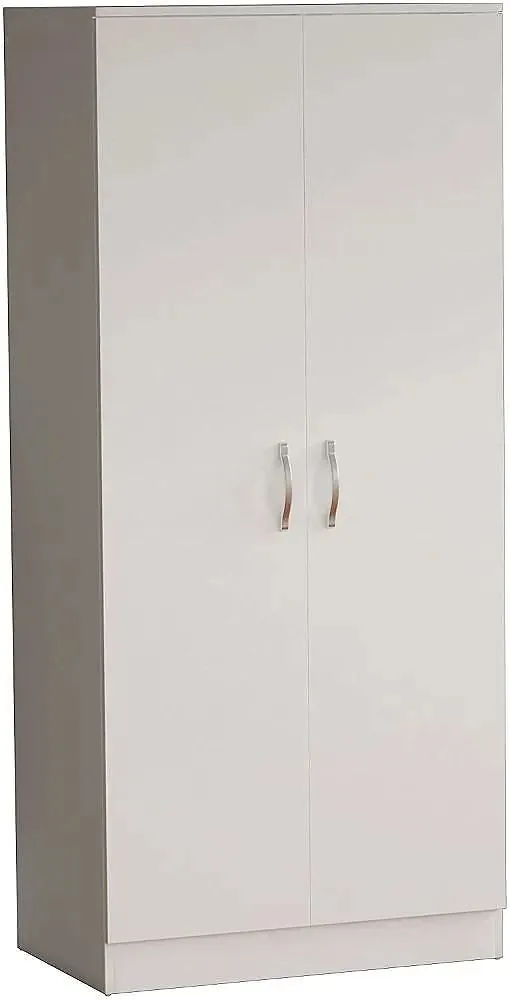 Bobby 2 Door Hinged Wardrobe White