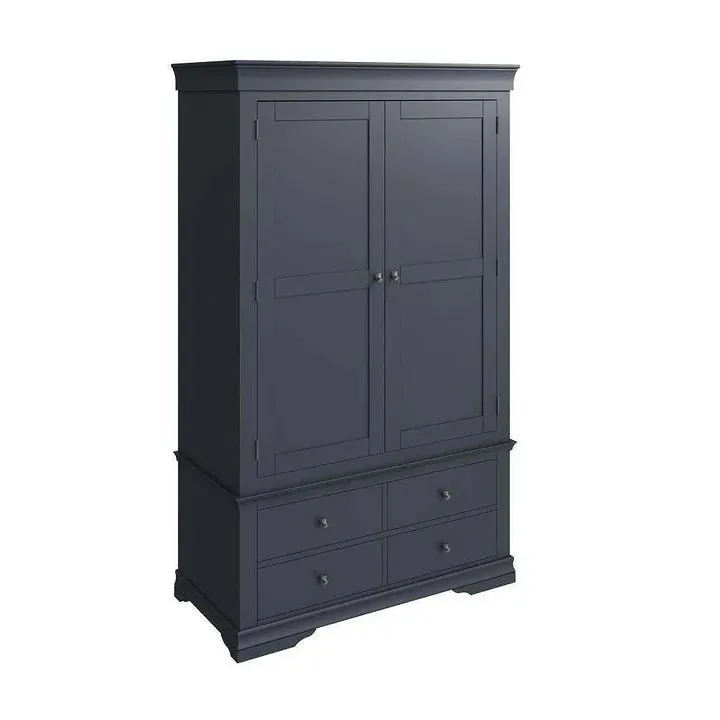 Wilga Dark Grey 2 Door Wardrobe