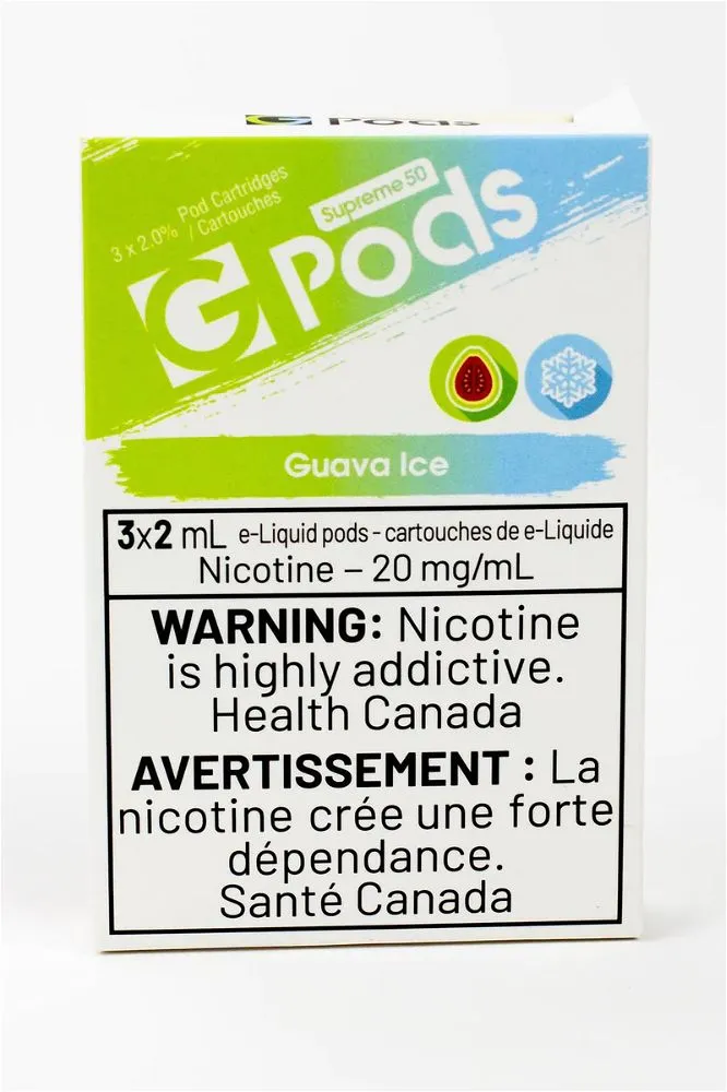 G PODS SUPREME 50 GUAVA ICE