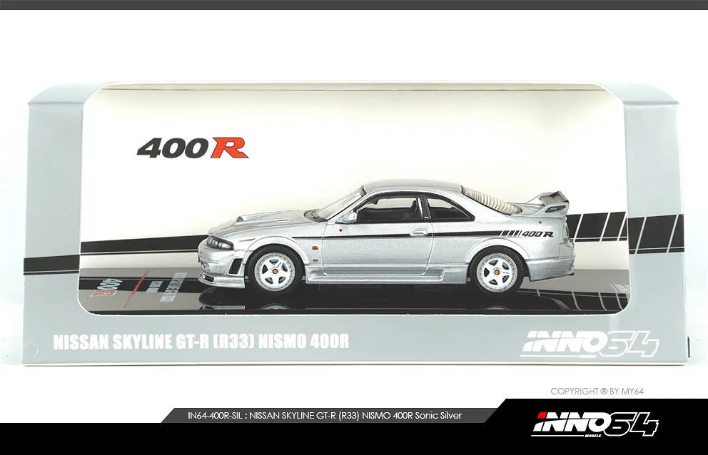 INNO64 | NISSAN SKYLINE GT-R R33 NISMO 400R | SILVER