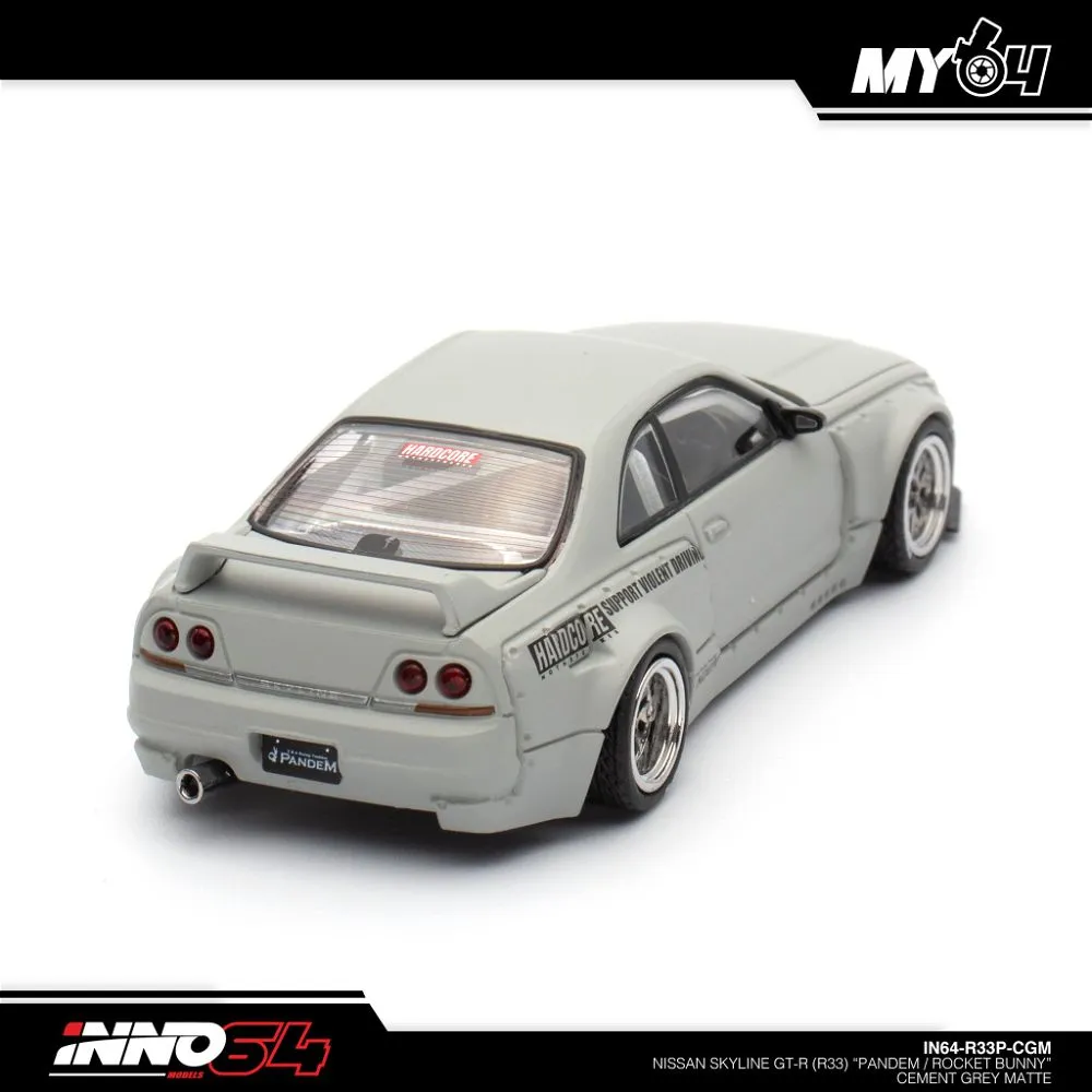 INNO64 | NISSAN SKYLINE GT-R R33 PANDEM | GREY