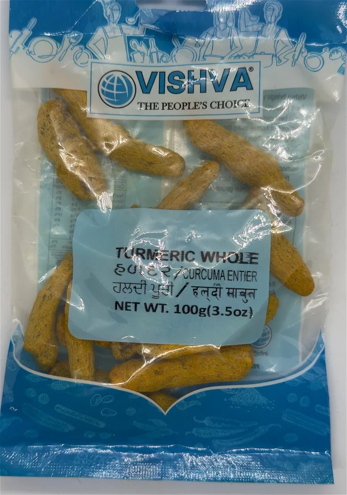 VISHVA TURMERIC WHOLE 100GM