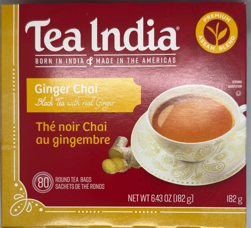 TEA INDIA GINGER CHAI 182G