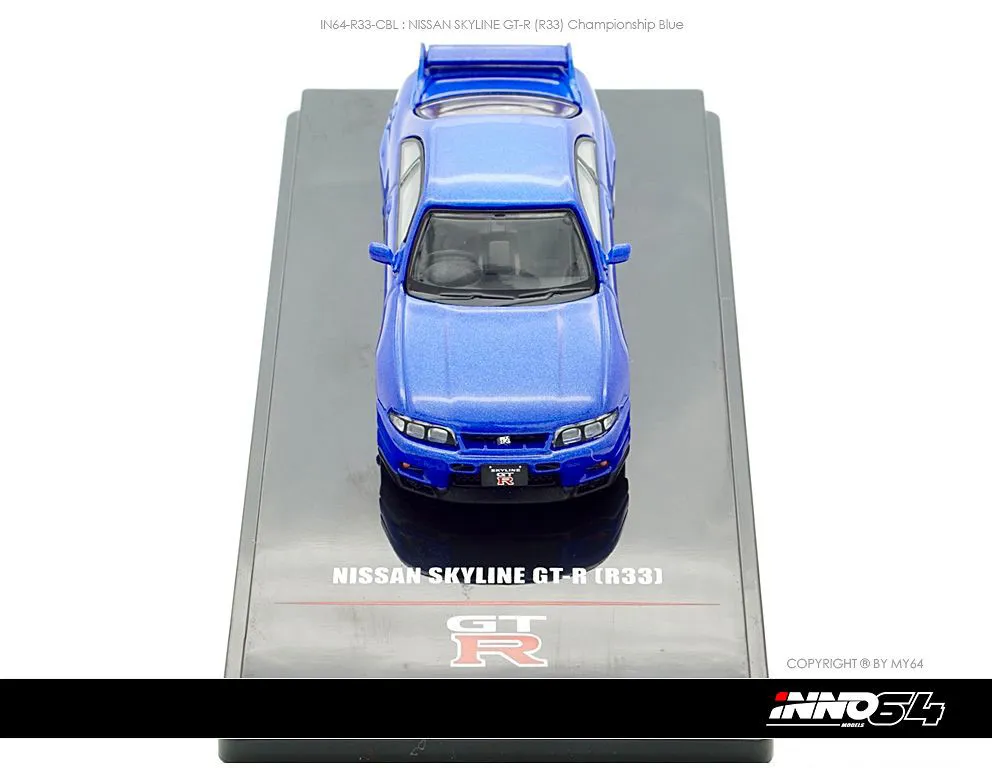 INNO64 | NISSAN SKYLINE GT-R R33 | BAYSIDE BLUE