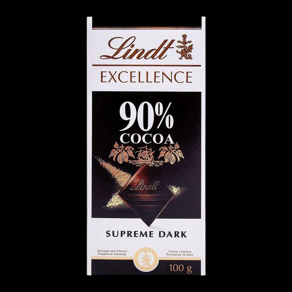 Lindt Excellence 90 Per Cocoa Dark 100G