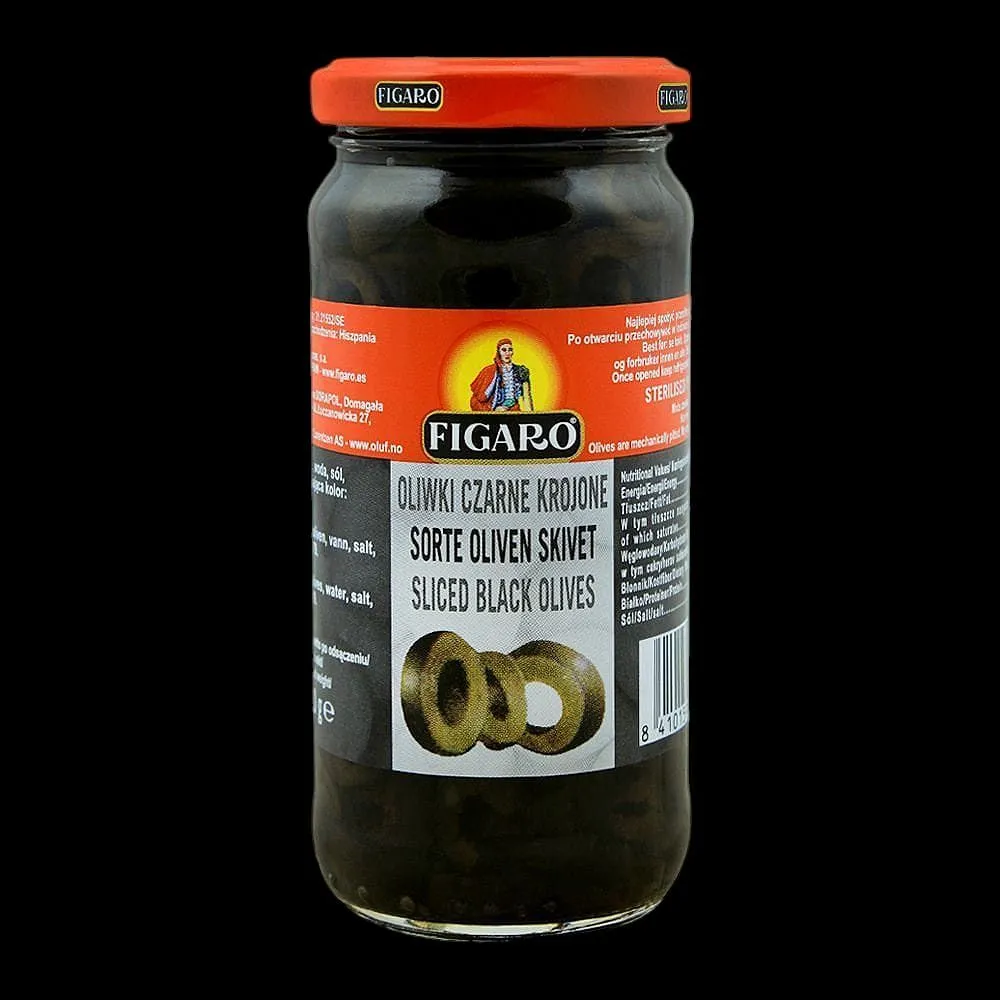 Figaro Black Olive  Slice  230Gm