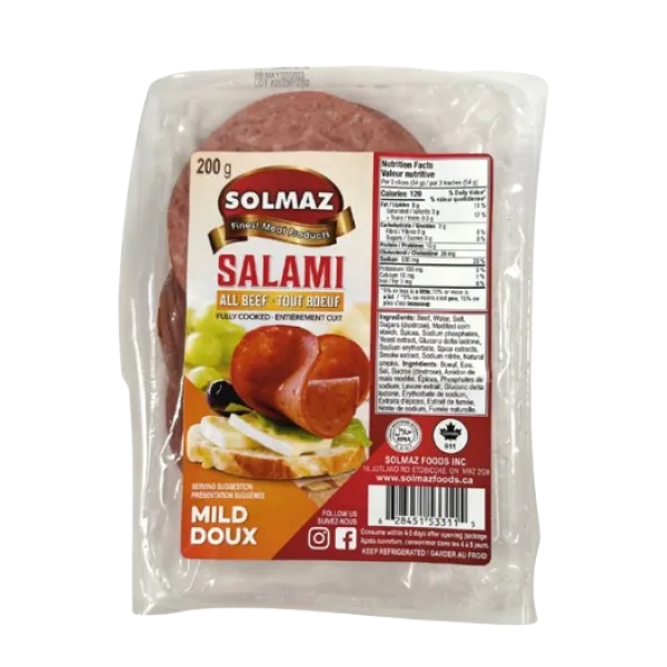 Solmaz Beef Salami Mild 200g