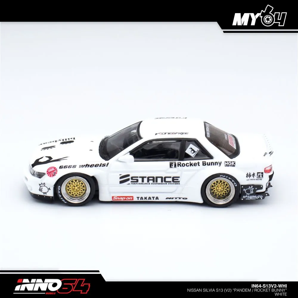 INNO64 | NISSAN SILVIA S13 V2 PANDEM | WHITE