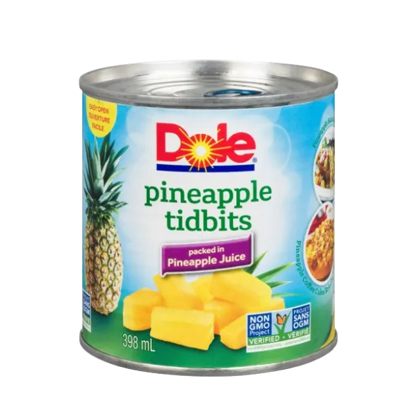 Dole Pineapple Tidbits 398ml