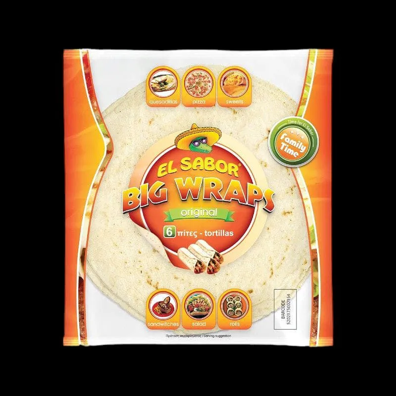 El Sabor Wraps Original 10 By 6P