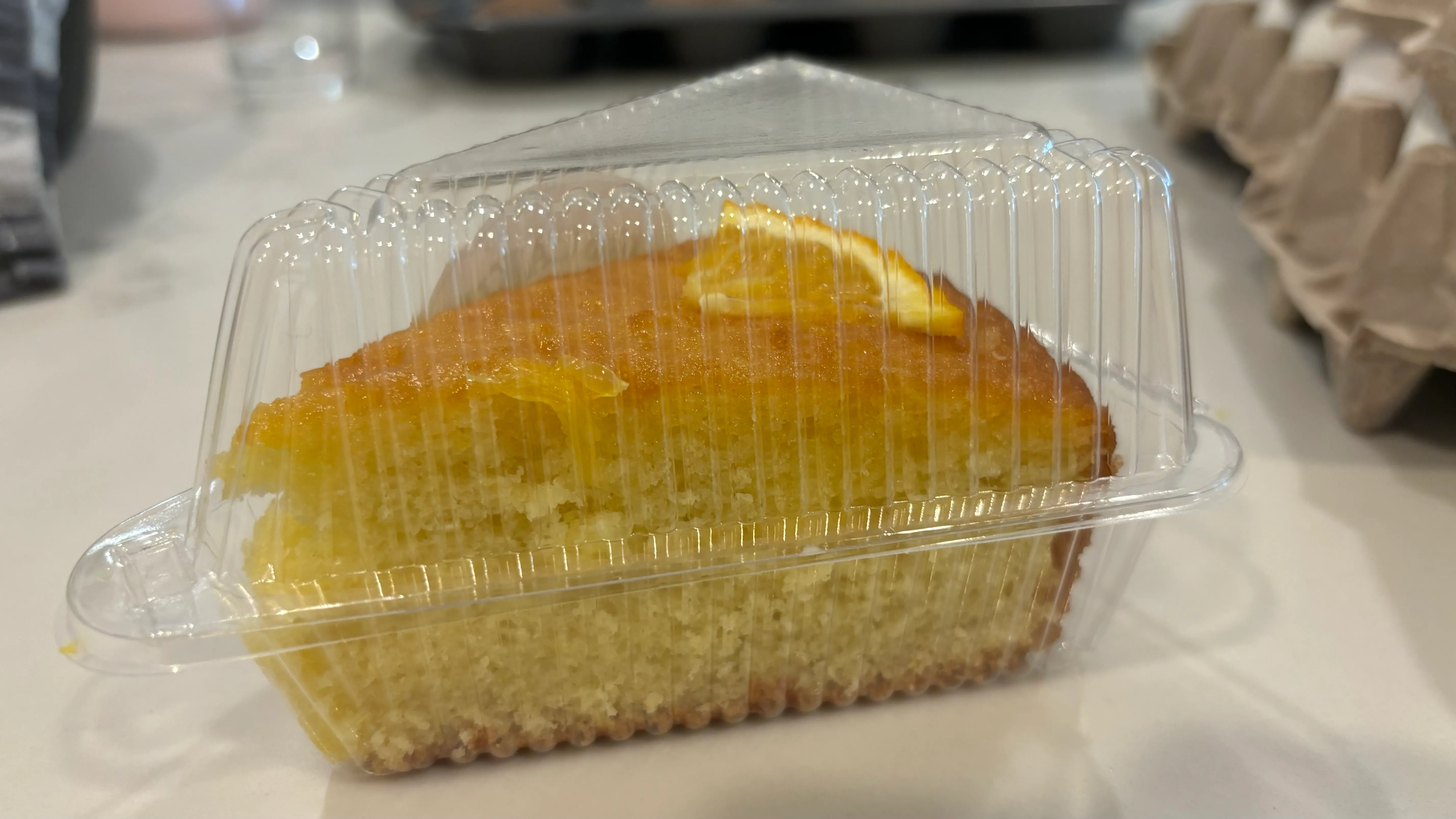 Orange Cake Slice