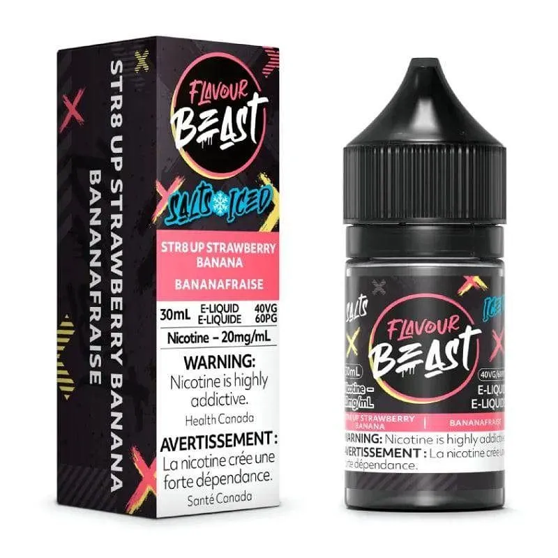 FLAVOUR BEAST E-LIQUID Str8 Up Strawberry