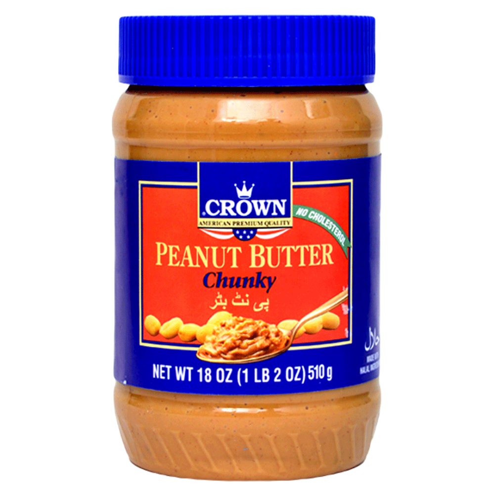 Crown Peanut Butter Chunky  510 Gm