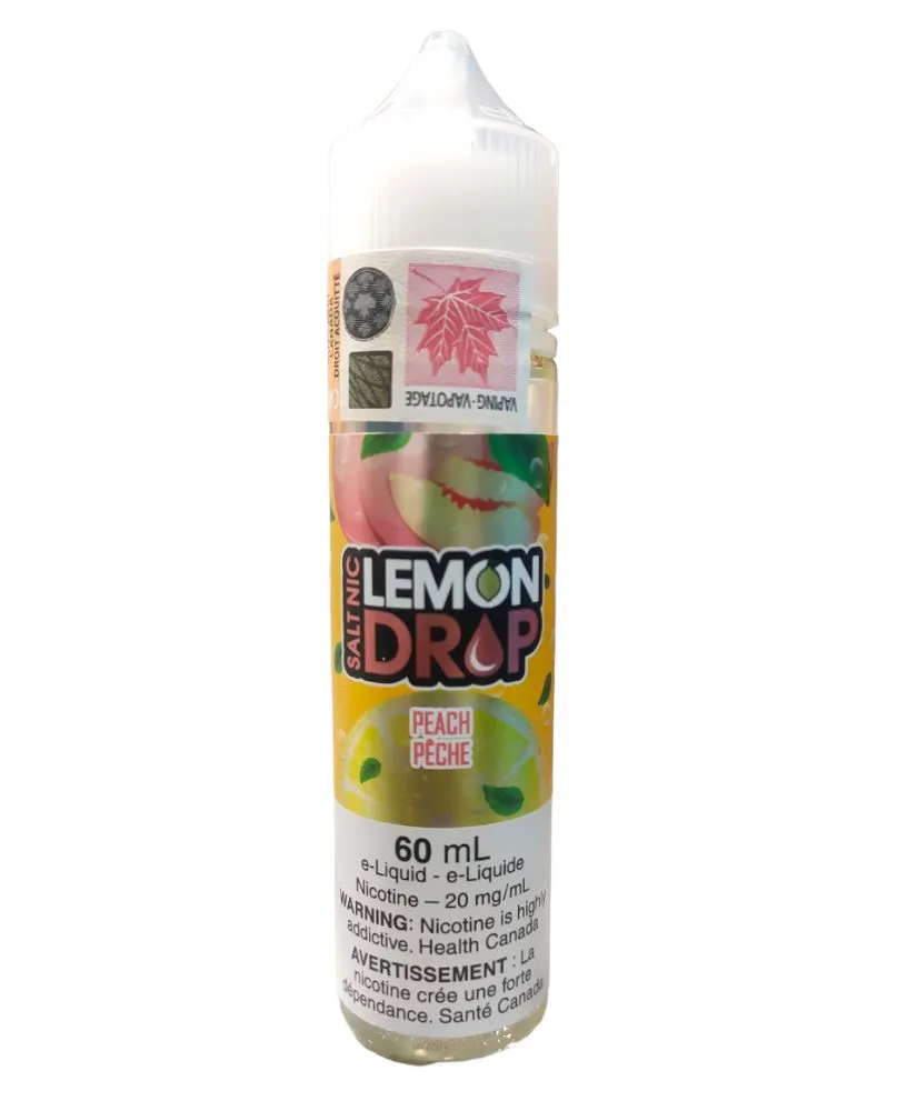 LEMON DROP PEACH SALT NIC 60ML