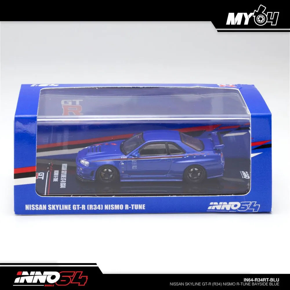 INNO64 | NISSAN SKYLINE GT-R R34 R-TUNE | BLUE