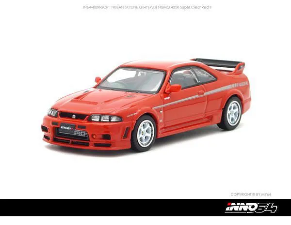 INNO64 | NISSAN SKYLINE GT-R R33 400R | SUPER CLEAR RED II