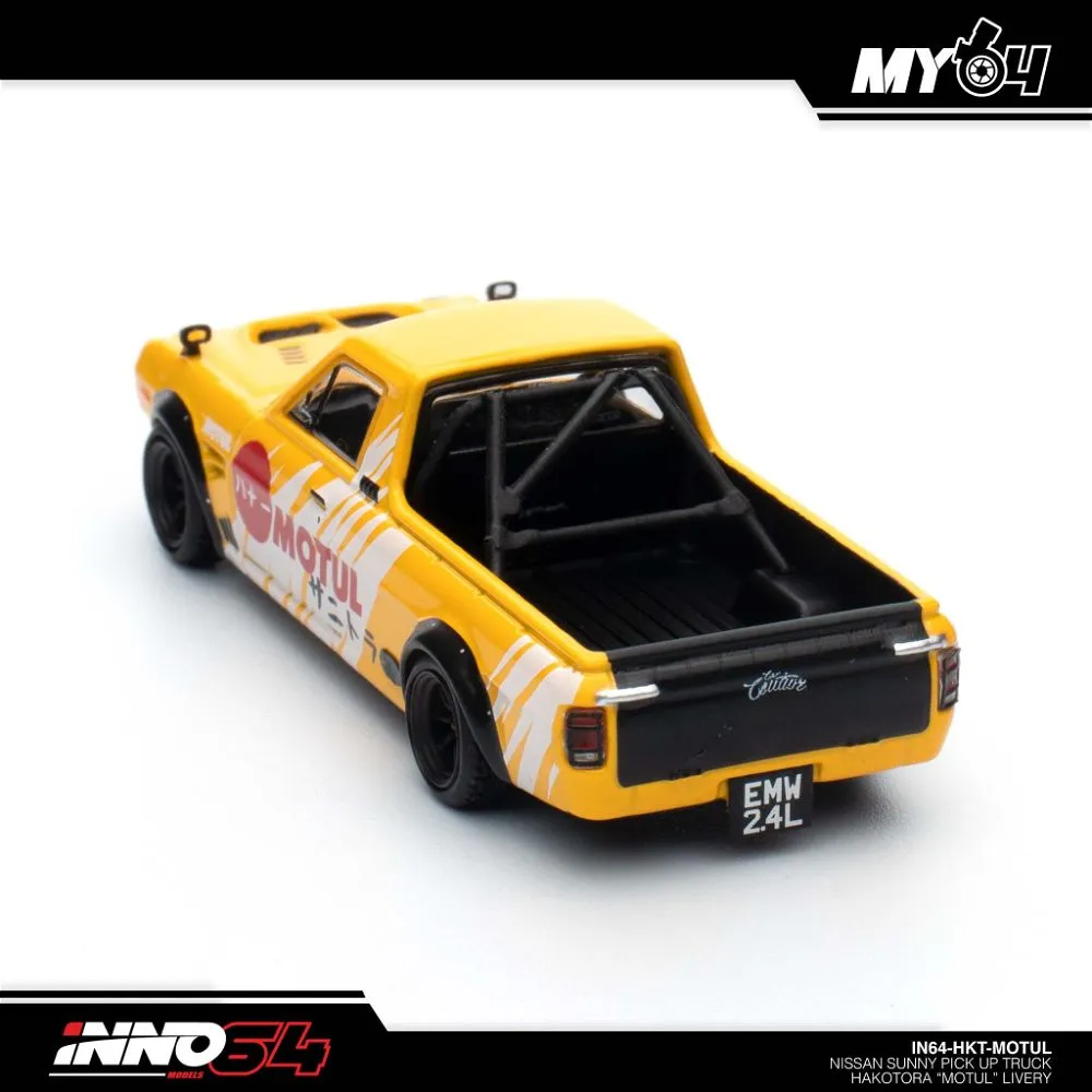 INNO64 | NISSAN SUNNY PICK UP TRUCK HAKOTURA | MOTUL LIVERY