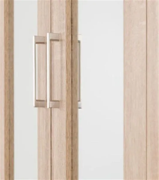 4 Door Wardrobe Light Oak Effect Veneer