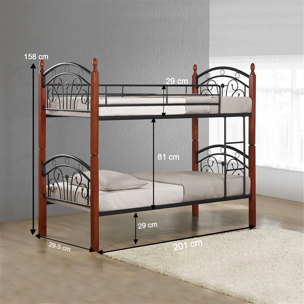 Bunk Oak Bed