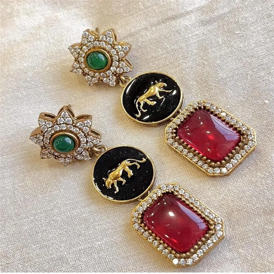 Sabyasachi Inspired Earrings Red