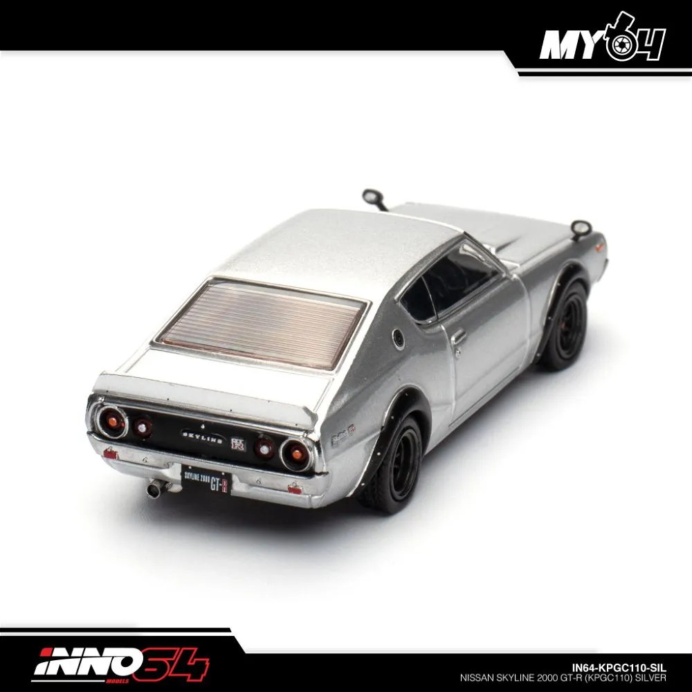 INNO64 | NISSAN SKYLINE 2000 GT-R KPGC110 | SILVER