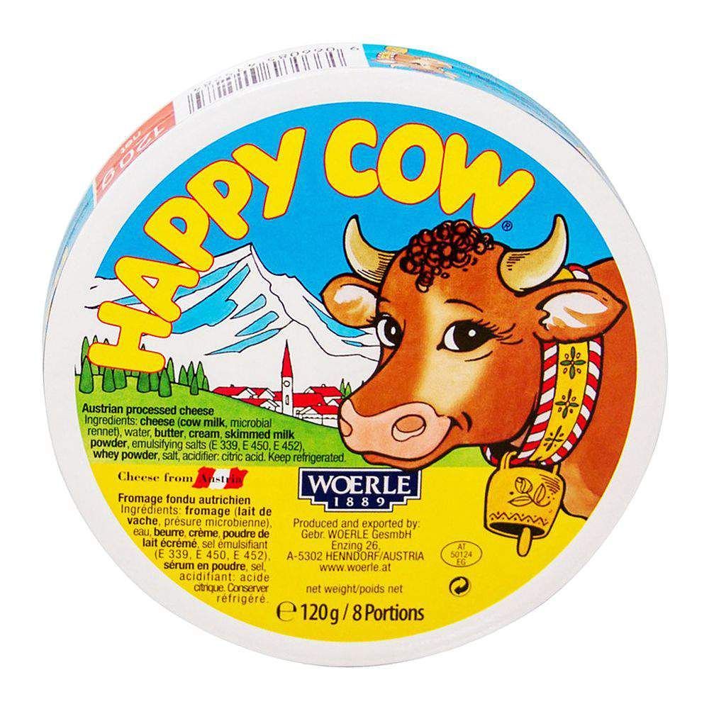 Happy Cow  Portion Cheese 120Gm