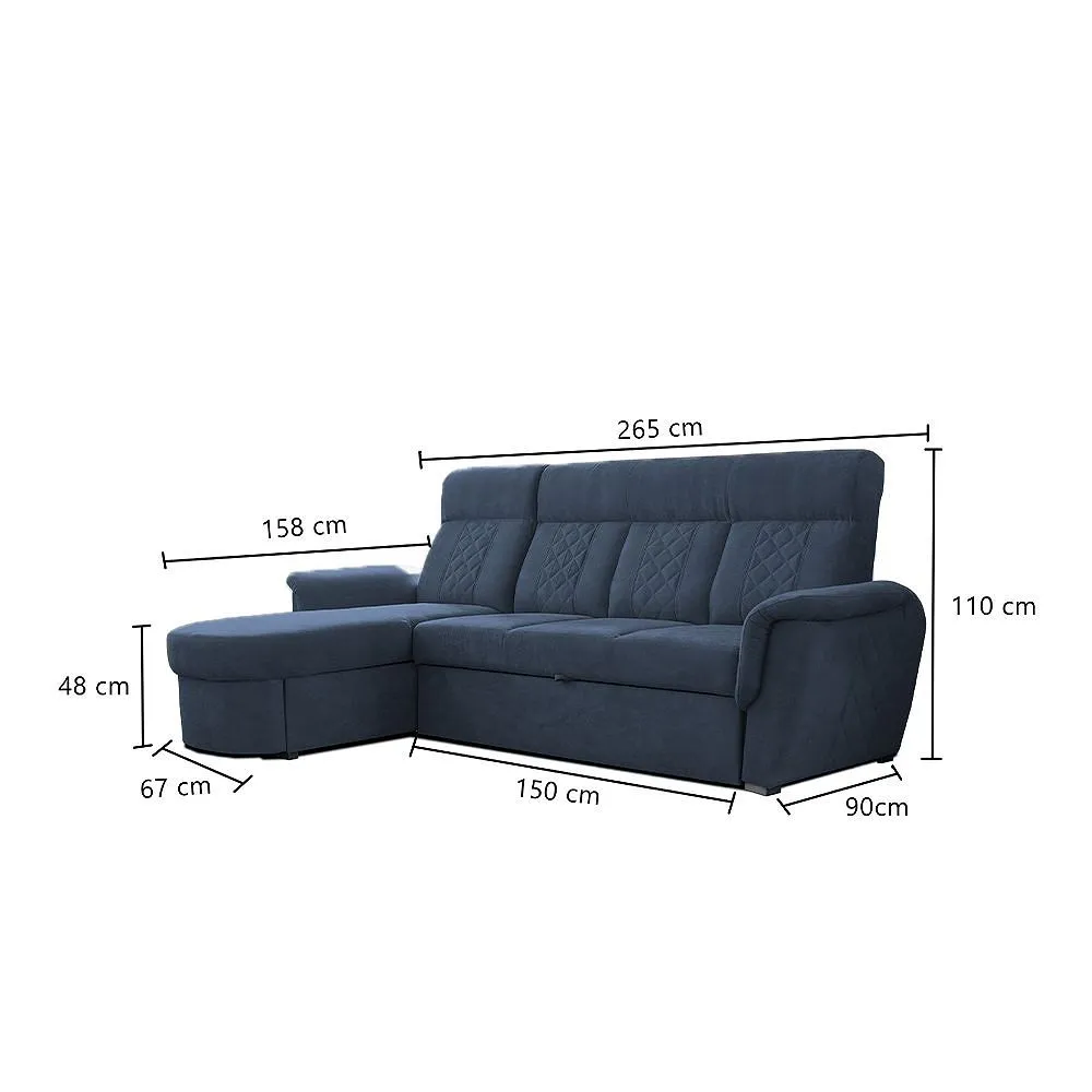 Luzon Blue Sofa Bed