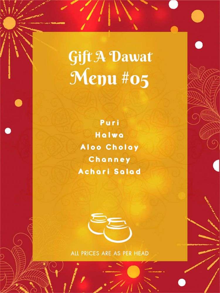 Menu 5 - Gift A Dawat