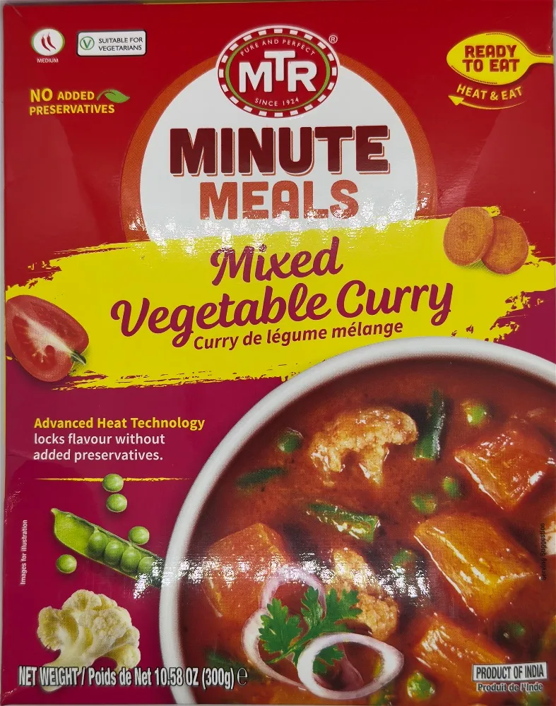 MTR MIXED VEGETABLE CURRY 300G