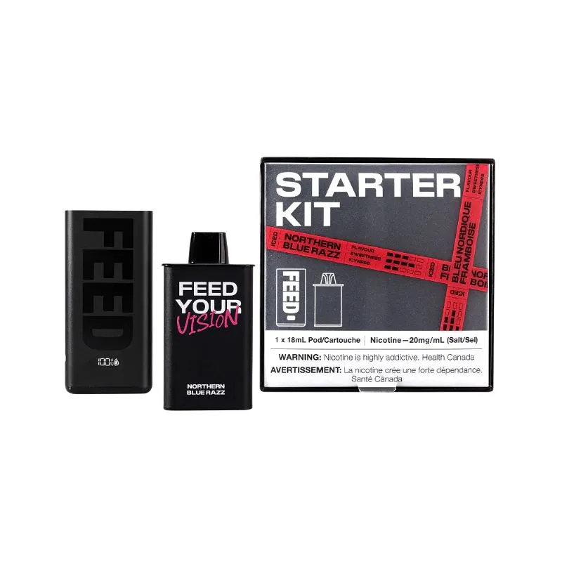 Feed Starter Kit Northern Bluerazz (9K PUFFS)