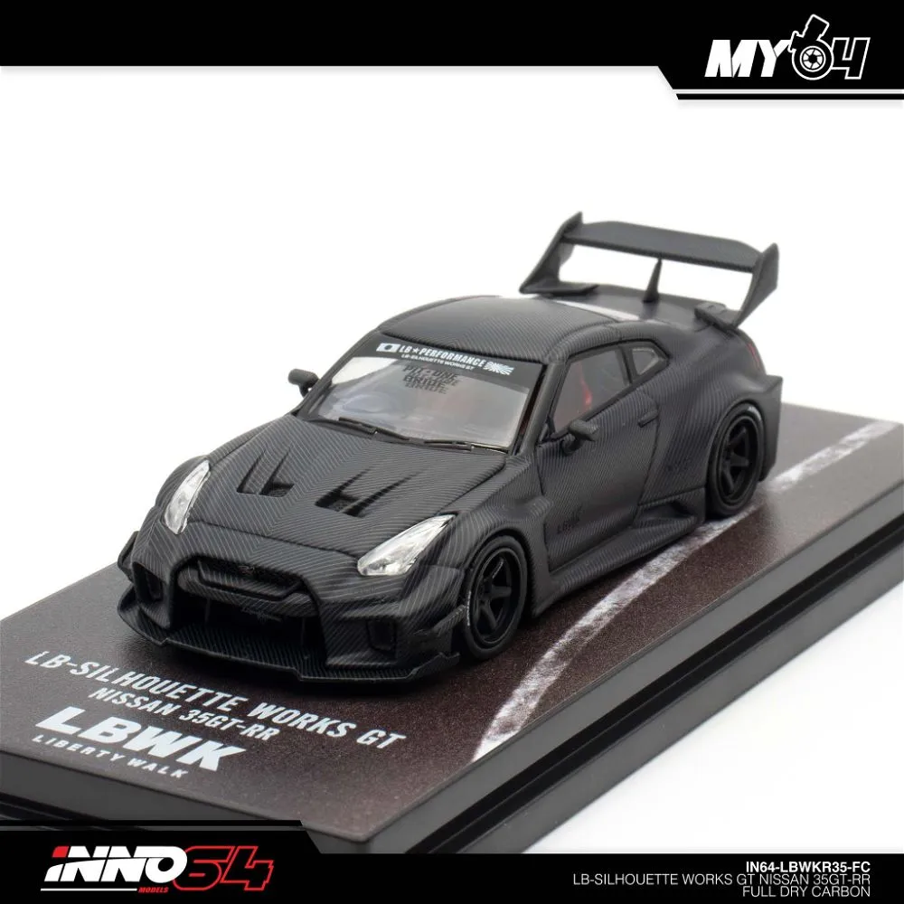 INNO64 | NISSAN GT-R R35 LB-SILHOUETTE WORKS 35GT-RR | FULL DRY CARBON