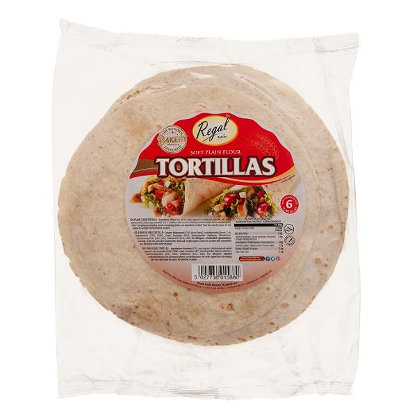 Regal Soft Plain Flour Tortillas 6pcs