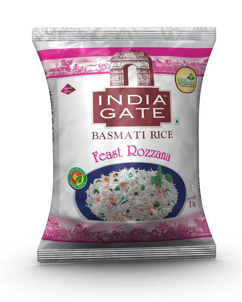 India Gate Basmati Rice Feast Rozana 10 Lbs