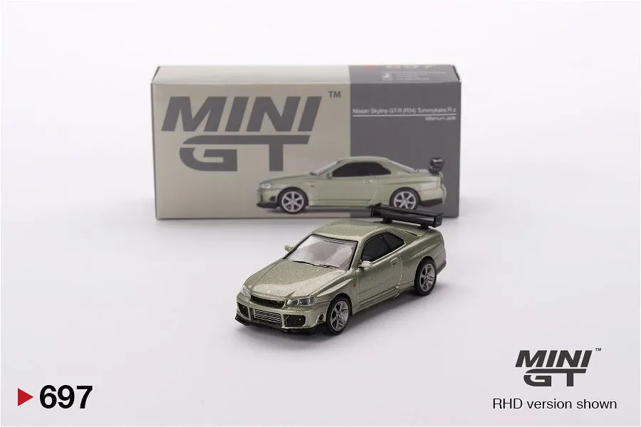 MINI GT | NISSAN SKYLINE GT-R R34 | TOMMYKIARA R-Z MILLENIUM JADE