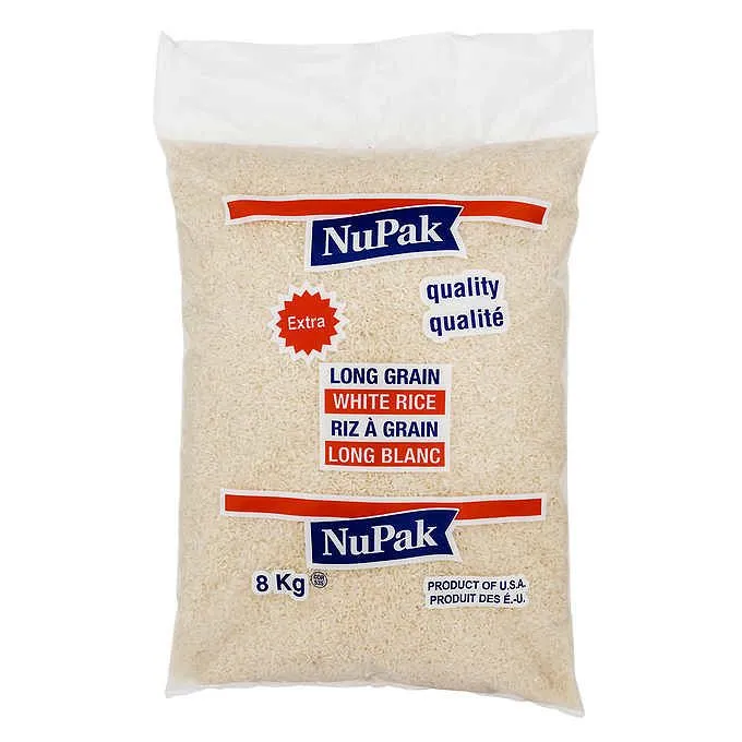 NUPAK LONG GRAIN WHITE RICE 8 KG