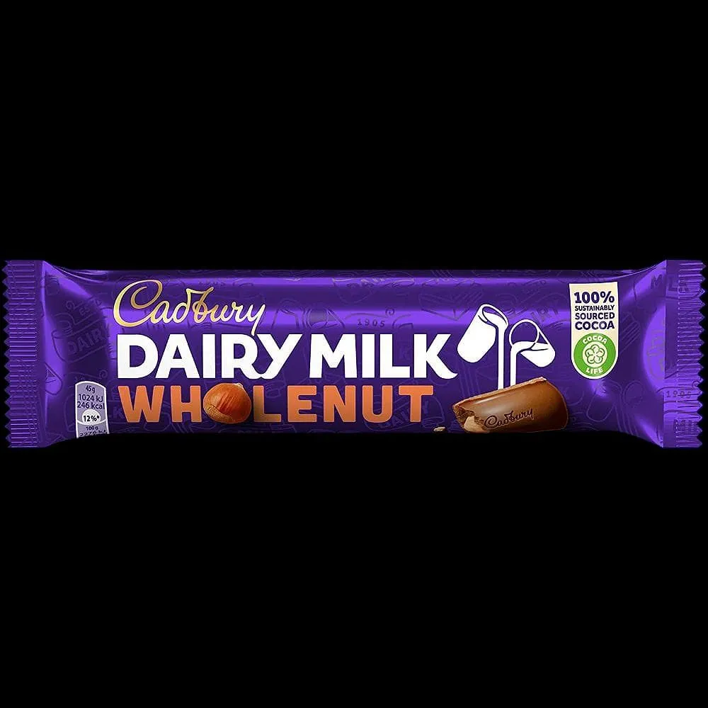 Cadbury Dairy Milk Whole Nut Imp 45G