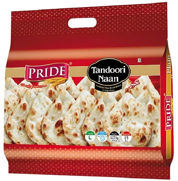 Pride Frozen Tandoori Naan 16pc FP