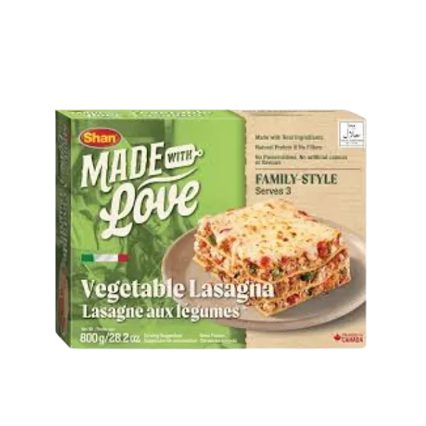 Shan Frozen Vegetable Lasagna 800g