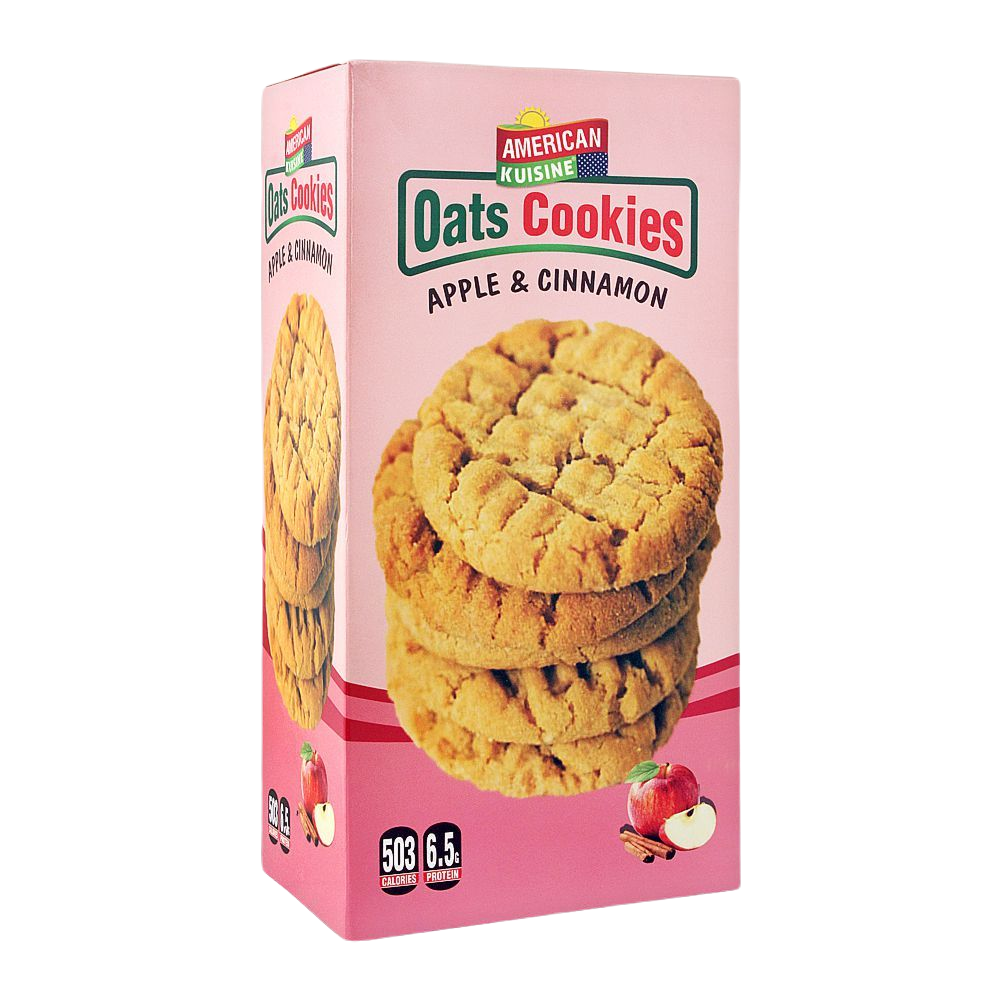 American Kuisine Oats Cookies Apple & Cinimon 176 Gm