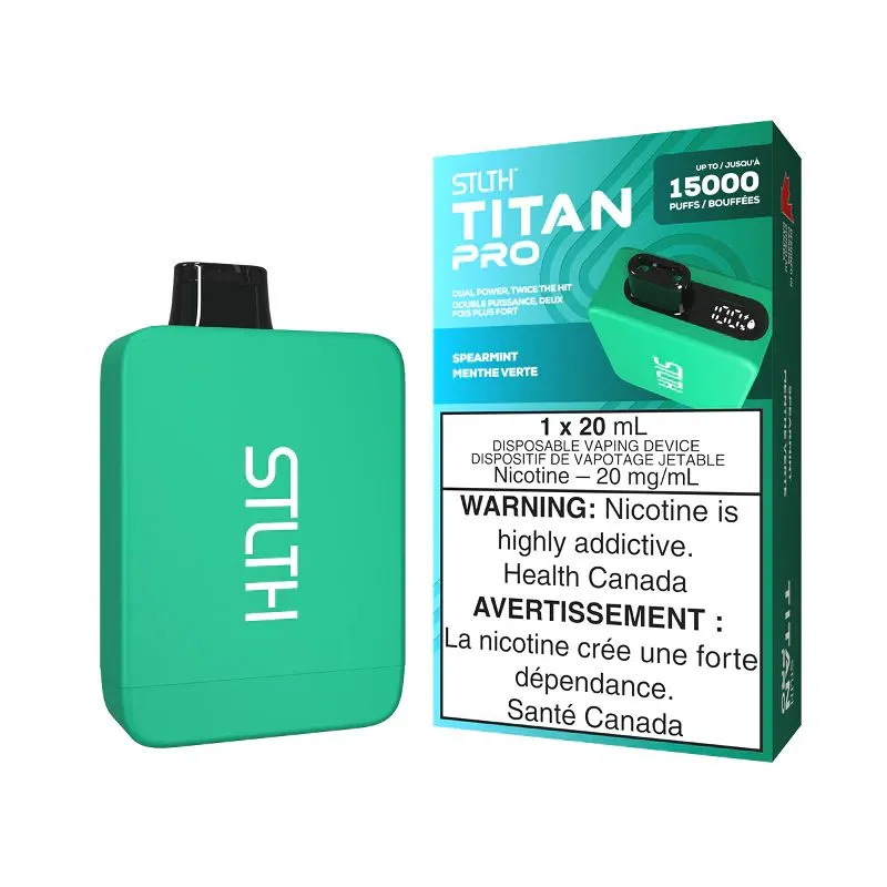 STLTH TITAN PRO 15000 SPEARMINT