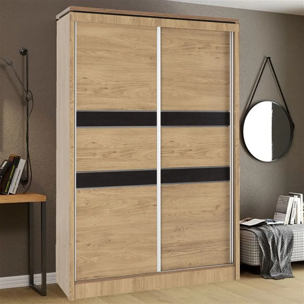 Worden Oak Sliding Wardrobe