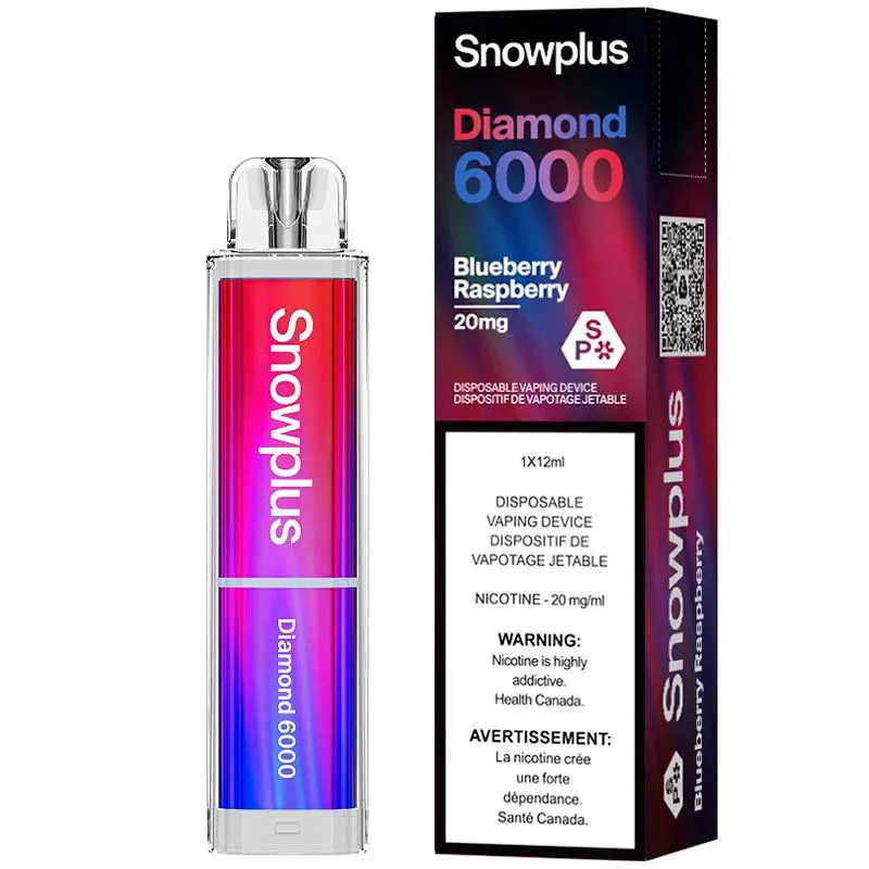 SNOW PLUS DIAMOND 6000 BLUEBERRY RASPBERRY