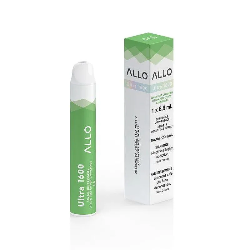 ALLO ULTRA 1600 LEMON LIME CRANBERRY