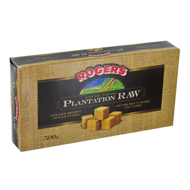 Lantic Plantation Raw Golden Sugar Cube 500g