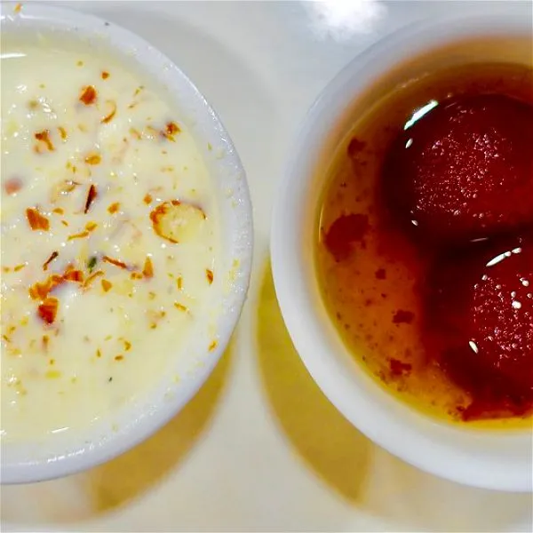 Gulab Jamun with Kheer